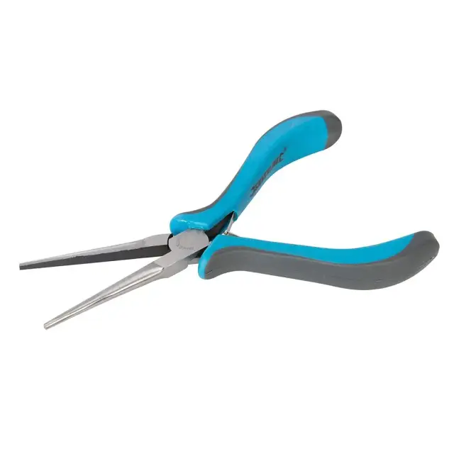 Mini szczypce półokrągłe proste wydłużone 115 mm - Silverline