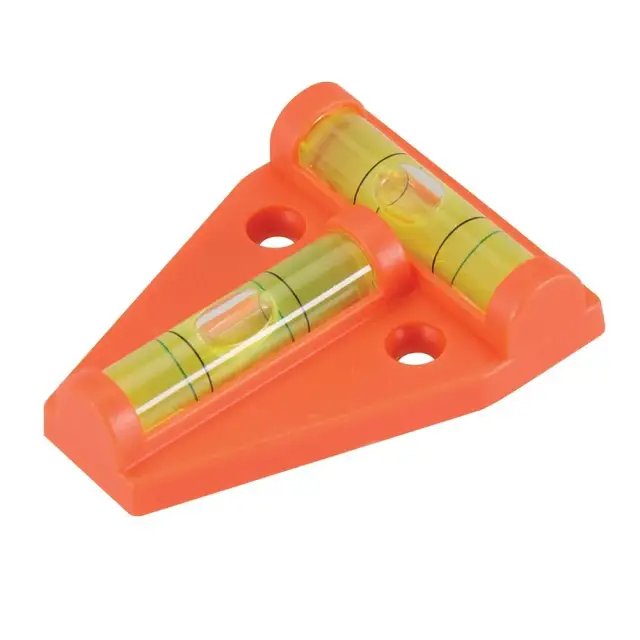 Mini poziomica krzyżowa 60 x 45 mm - Silverline