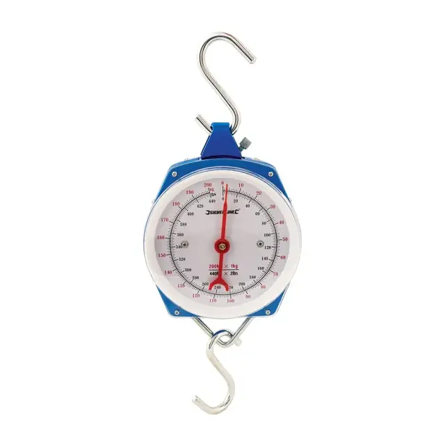 Wytrzymała waga hakowa zawieszana 200 kg - Silverline