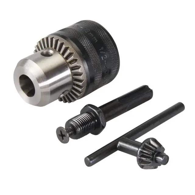Uchwyt wiertarski, klucz z adapterem SDS Plus, zestaw 3 częściowy 13 mm - 1/2 cala 20UNF - Silverline