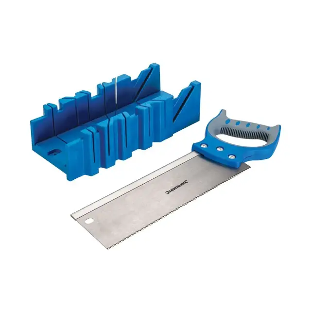 Skrzynka uciosowa z piłą 300 x 90 mm - Silverline