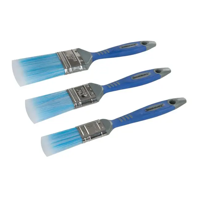 Zestaw pędzli syntetycznych, 3 szt 25, 40 i 50 mm - Silverline