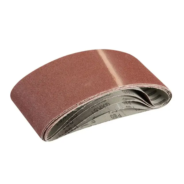 Ścierny pas bezkońcowy 100 x 610 mm, 5 szt. P 80 - Silverline