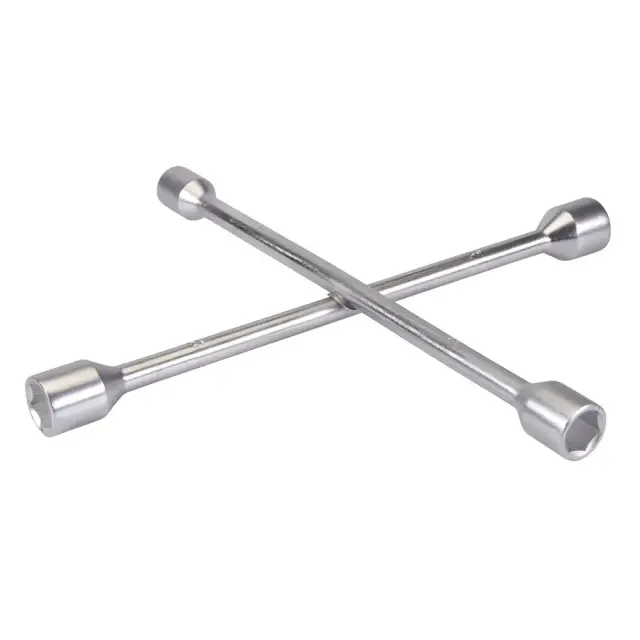 Klucz krzyżowy do kół 17, 19, 21 oraz 23 mm - Silverline