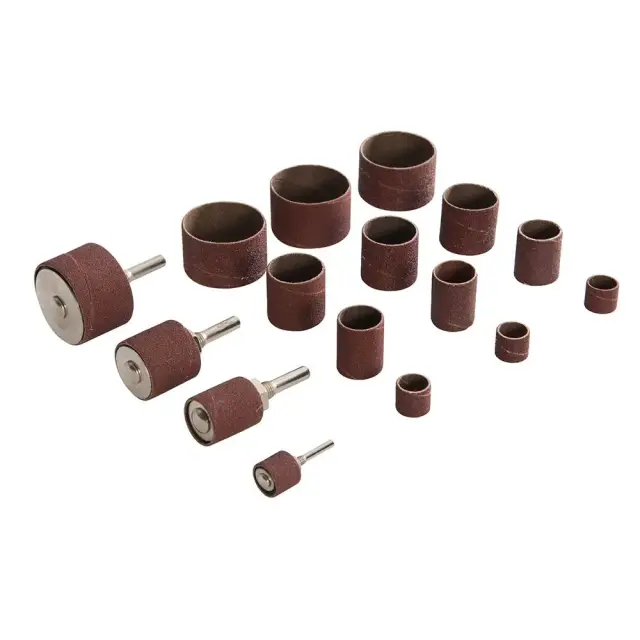 Zestaw bębnów ściernych, 20 szt. Ø 13, 19, 25 i 38 mm - Silverline