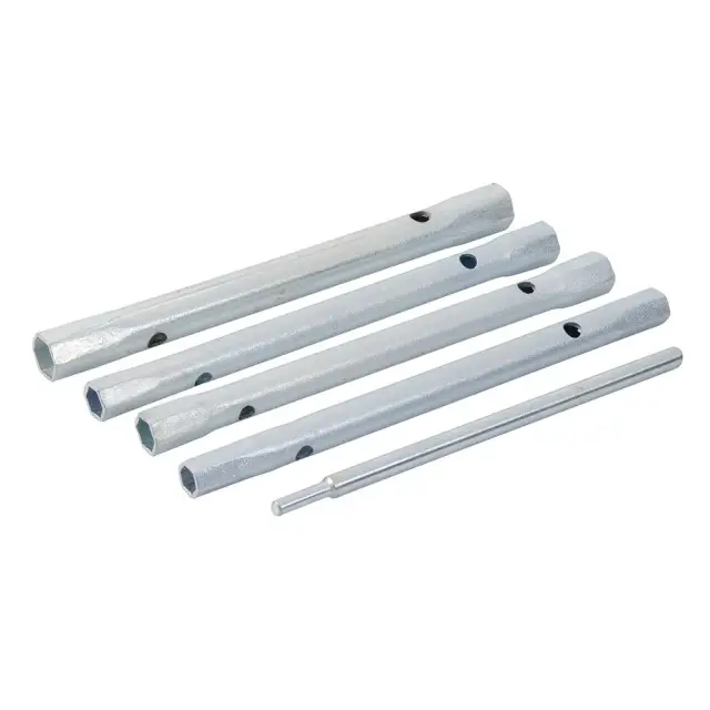 Klucz nasadowy typu T do baterii kranu, 5 szt. 8/9, 9/11, 10/11, 12/13 mm - Silverline
