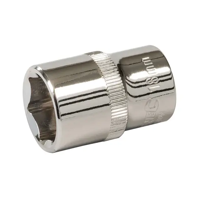 Metryczna nasadka sześciokątna 1/2 cala 18 mm - Silverline