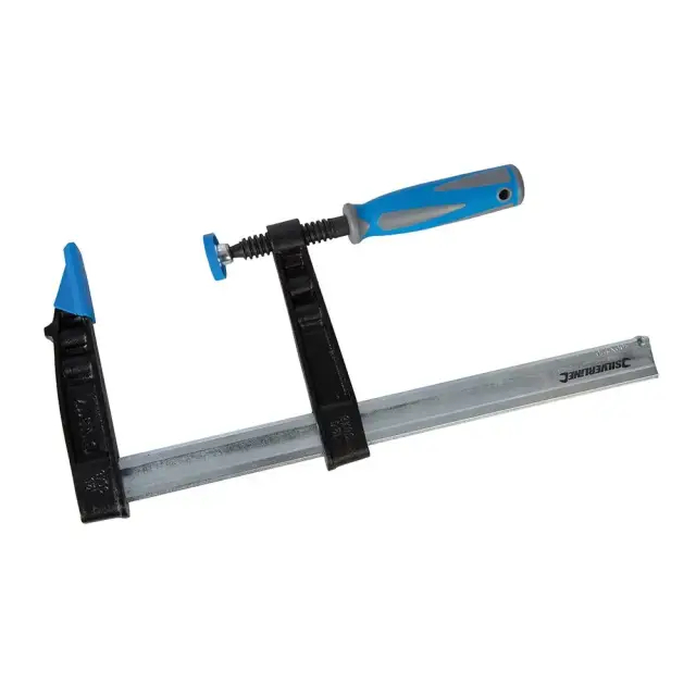 Wytrzymały ścisk nastawny typu F 300 x 120 mm - Silverline