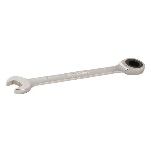 Stały klucz płasko-oczkowy z grzechotką 12 mm - Silverline