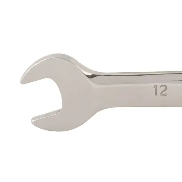 Stały klucz płasko-oczkowy z grzechotką 12 mm - Silverline
