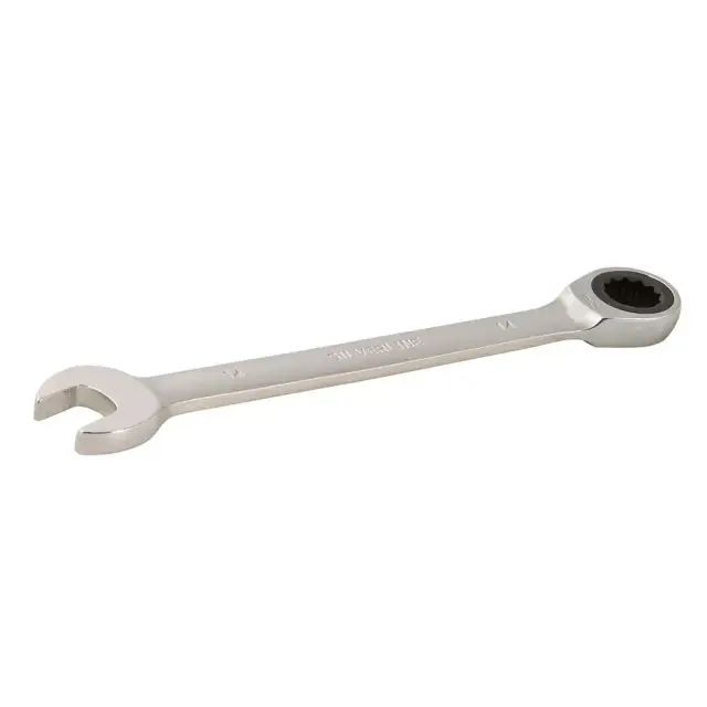 Stały klucz płasko-oczkowy z grzechotką 14 mm - Silverline