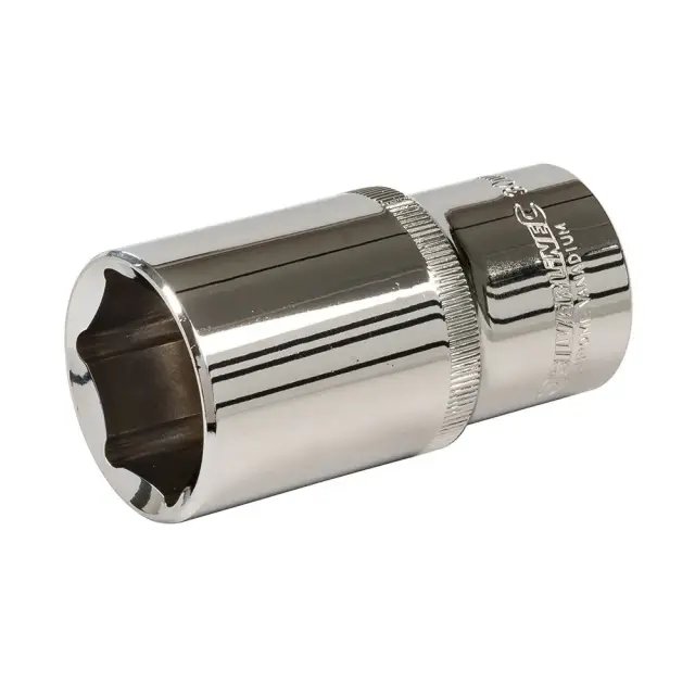 Długa metryczna nasadka sześciokątna 1/2 cala 30 mm - Silverline