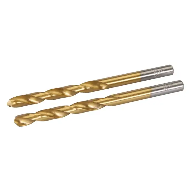 Wiertło HSS z powłoką tytanową, dwupak 6,0 mm - Silverline