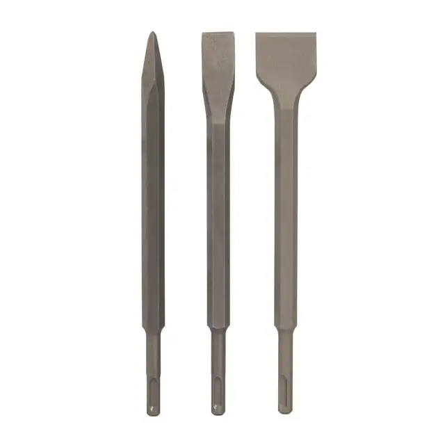 Zestaw dłut udarowych SDS Plus 3 szt. 250 mm – 20, 40 mm oraz szpic - Silverline