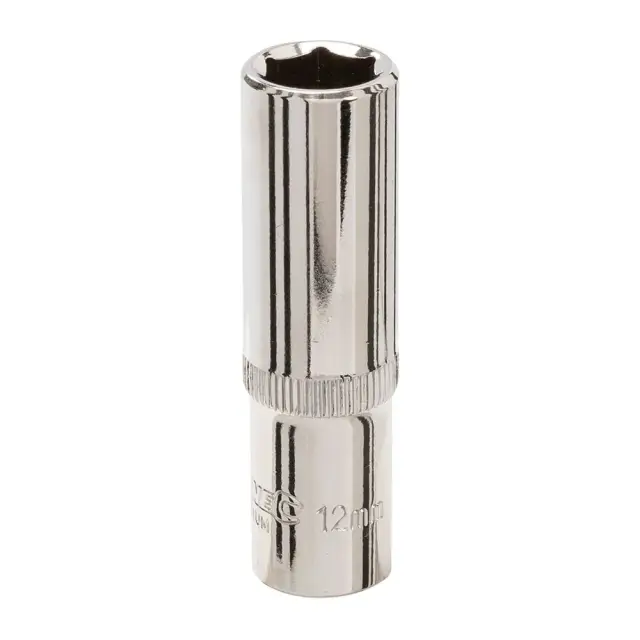 Długa nasadka metryczna 3/8 cala sześciokątna 12 mm - Silverline