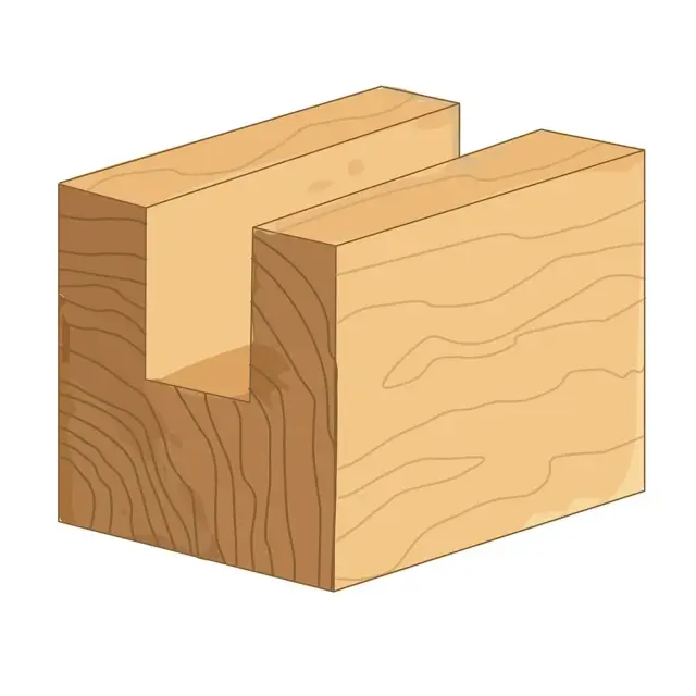 1/4 cala Metryczny frez trzpieniowy prosty 6 x 20 mm - Silverline