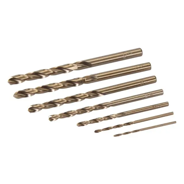 Zestaw wierteł kobaltowych, 7 szt 1,5 - 6 mm - Silverline