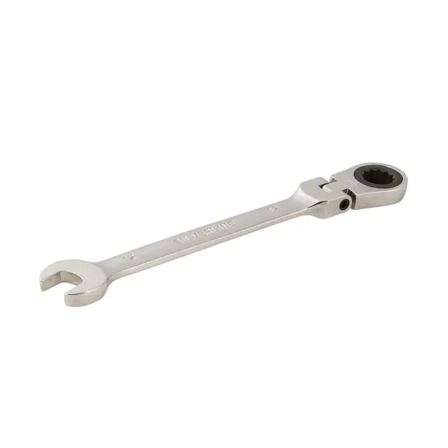 Przegubowy klucz płasko-oczkowy z grzechotką 12 mm - Silverline