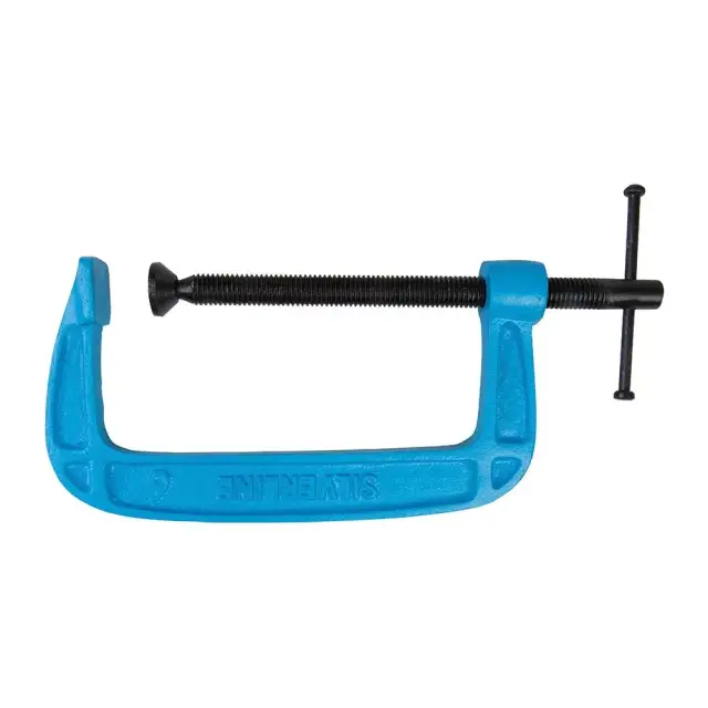 Lekki ścisk śrubowy typu G 150 mm - Silverline