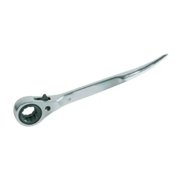 Podwójny klucz monterski do rusztowań z grzechotką 17/19 mm - Silverline