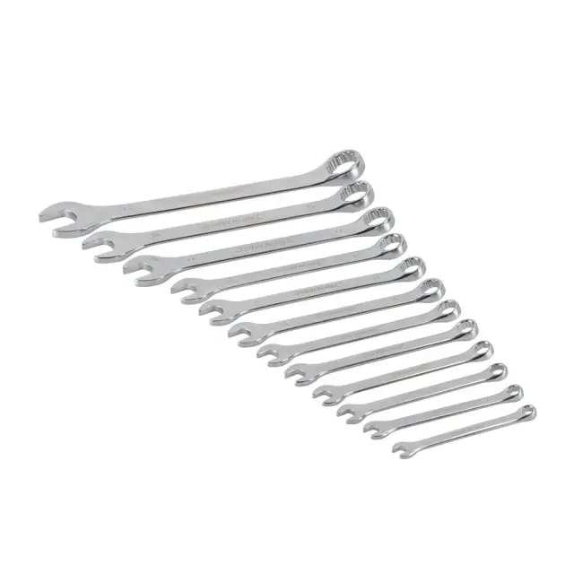 Zestaw kluczy płasko-oczkowych, 12 szt. 6 - 22 mm - Silverline