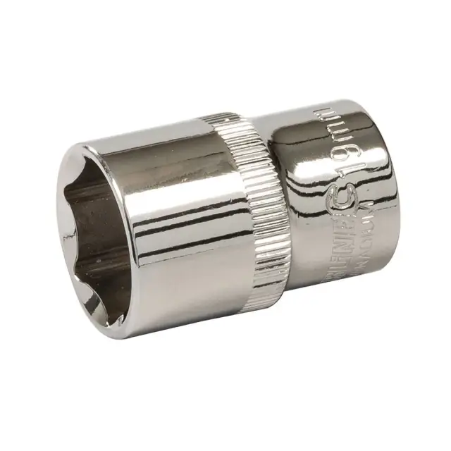 Metryczna nasadka sześciokątna 1/2 cala 19 mm - Silverline