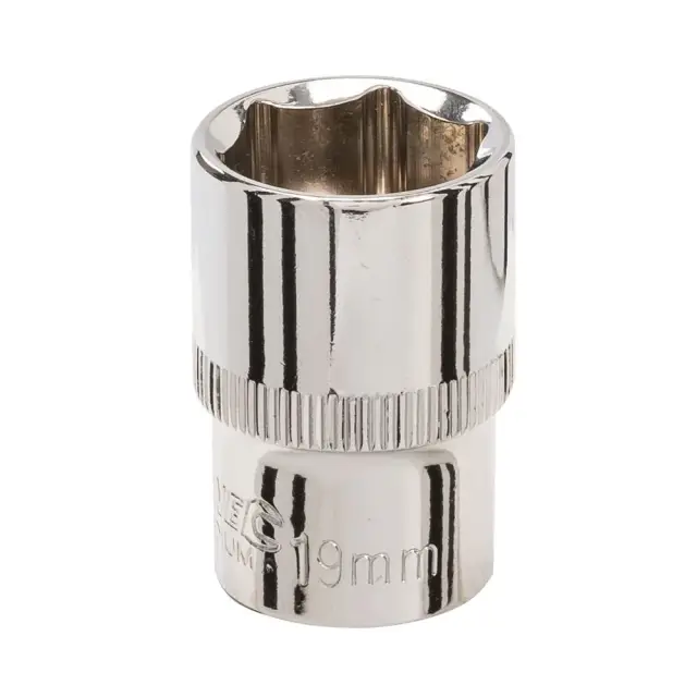 Metryczna nasadka sześciokątna 1/2 cala 19 mm - Silverline