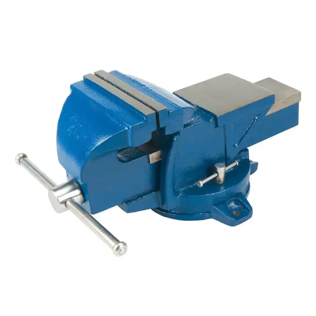 Imadło ślusarskie obrotowe Rozstaw szczęk 160 mm /16 kg - Silverline