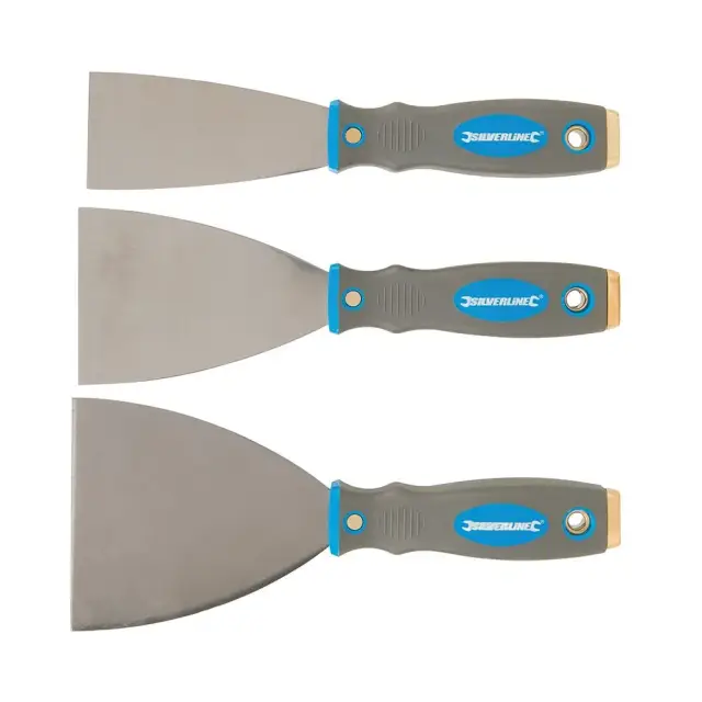 Zestaw szpachelek malarskich, 3 szt. 50, 75 oraz 100 mm - Silverline