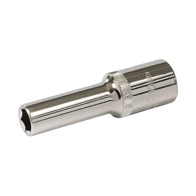 Długa metryczna nasadka sześciokątna 1/2 cala 10 mm - Silverline