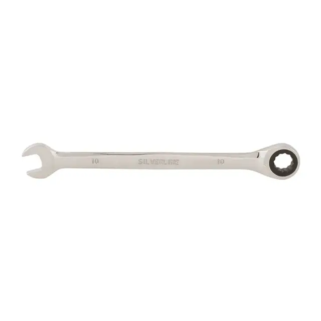 Stały klucz płasko-oczkowy z grzechotką 10 mm - Silverline