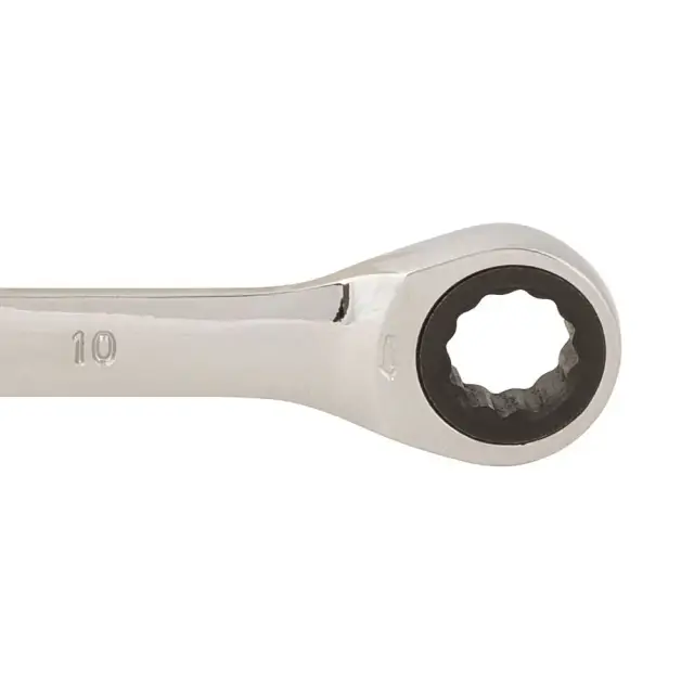 Stały klucz płasko-oczkowy z grzechotką 10 mm - Silverline
