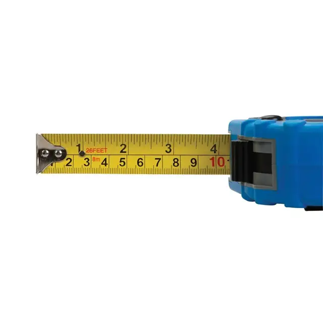Miarka taśmowa zwijana 8 m / 8 m x 25 mm - Silverline