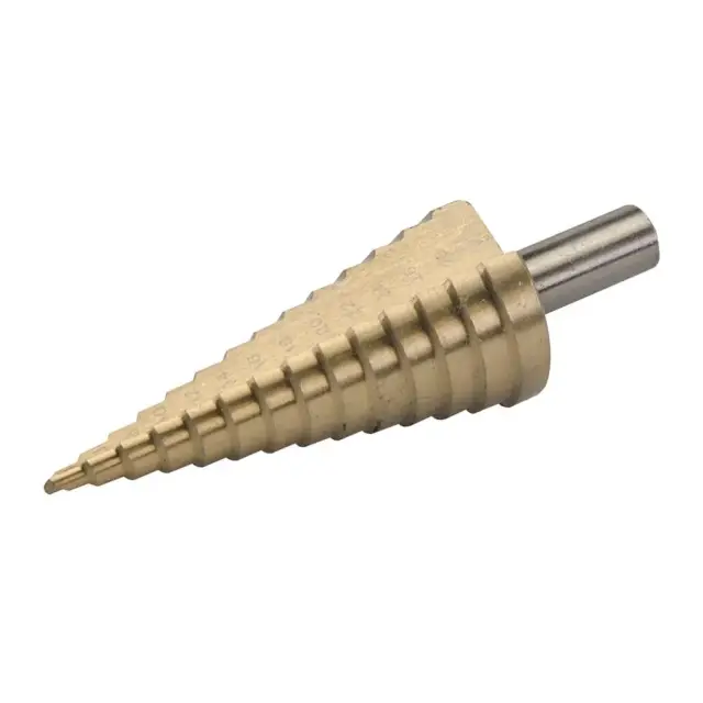 Wiertło stopniowe, platerowane tytanem HSS 4 - 30 mm - Silverline