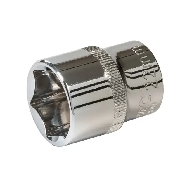 Metryczna nasadka sześciokątna 1/2 cala 22 mm - Silverline
