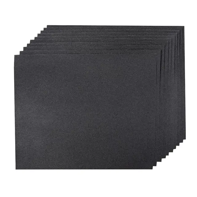 Papier ścierny z nasypem z węglika krzemu, 10 szt. P 120 - Silverline