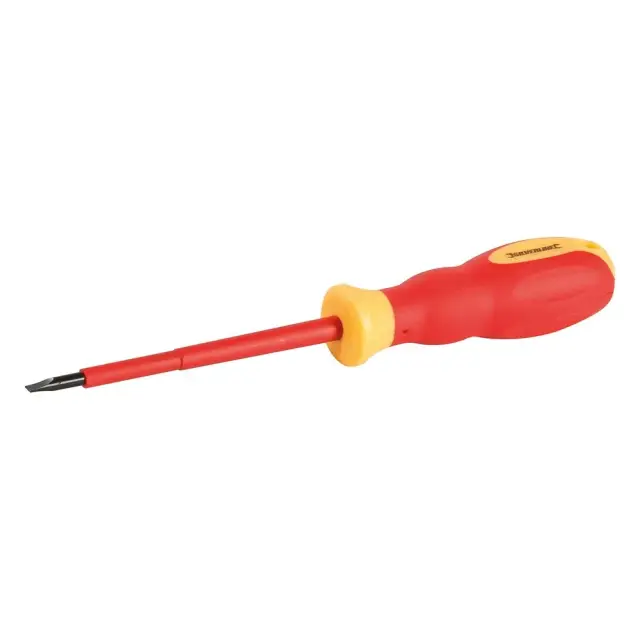 Płaski wkrętak VDE z uchwytem typu Softgrip 0.8 x 4 x 100 mm - Silverline