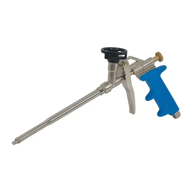 Solidny pistolet do PU pianki montażowej 200 ml - Silverline
