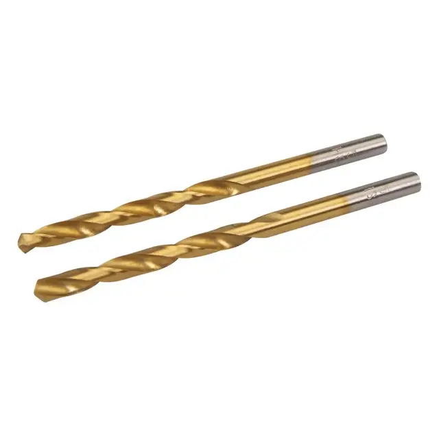 Wiertło HSS z powłoką tytanową, dwupak 5,0 mm - Silverline