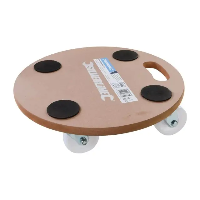 Okrągła platfroma na kółkach 250 kg - Silverline
