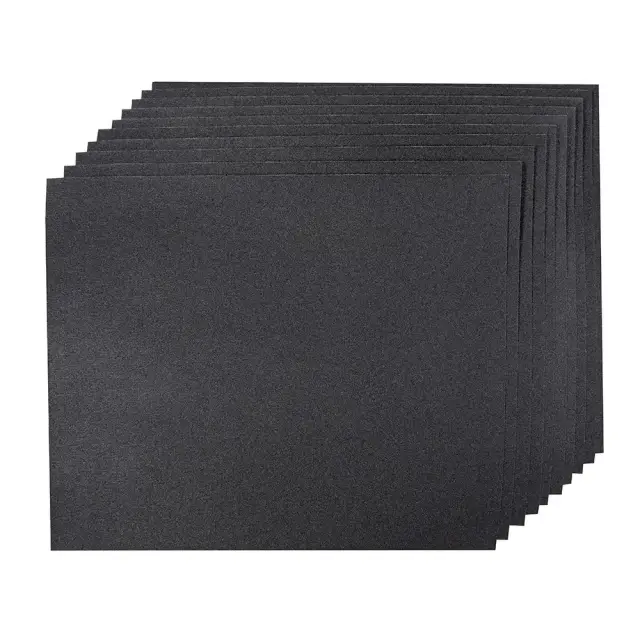 Papier ścierny z nasypem z węglika krzemu, 10 szt. P 180 - Silverline