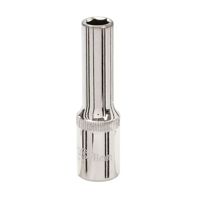 Długa nasadka metryczna 3/8 cala sześciokątna 8 mm - Silverline