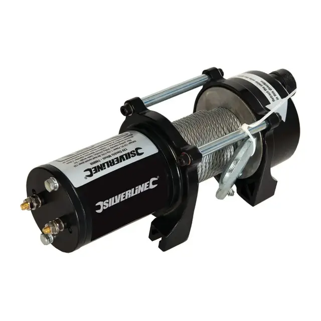 Elektryczna wyciągarka linowa 12 V 900 kg (2000lb) - Silverline