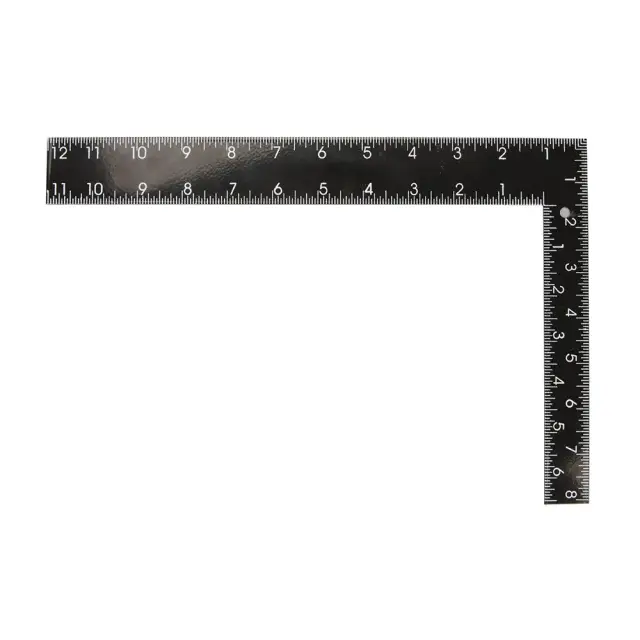 Kątownik stolarski ze stali 300 x 200 mm - Silverline