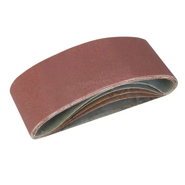 Ścierny pas bezkońcowy 75 x 457 mm, 5 szt. P 40, 60, 2 x 80, 120 - Silverline