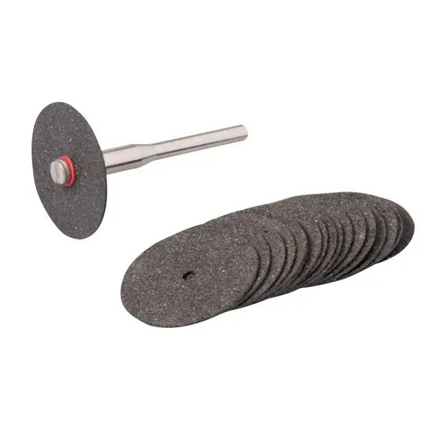 Zestaw tarczy tnących do urządzenia obrotowego, 18 częśc. Ø 24 mm - Silverline