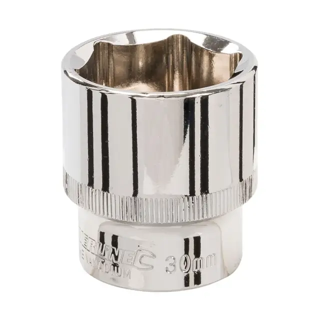 Metryczna nasadka sześciokątna 1/2 cala 30 mm - Silverline