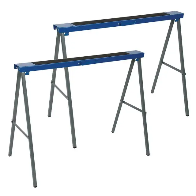 Metalowy stojak kozioł, dwupak 125 kg - Silverline