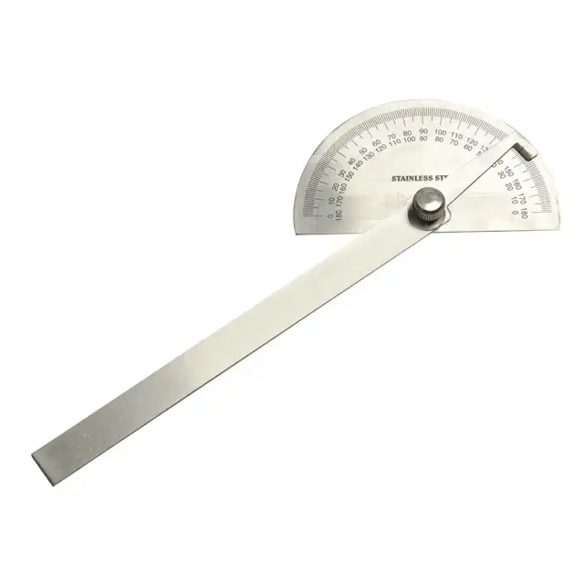 Kątomierz tarczowy półokrągły 150 mm - Silverline