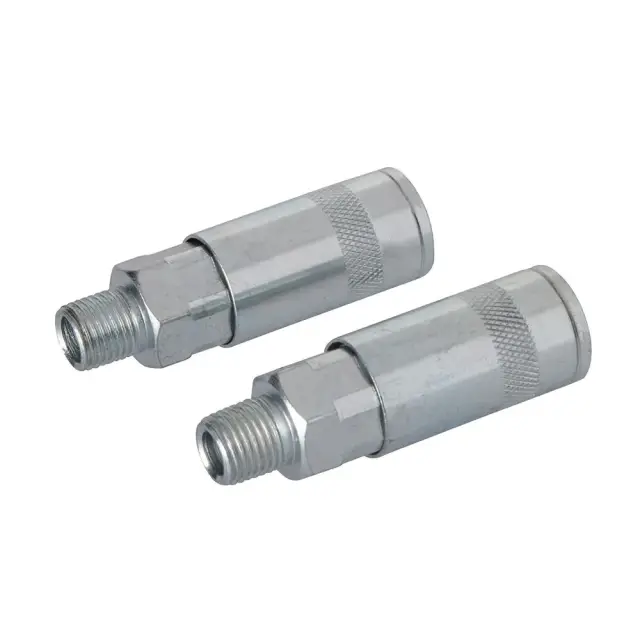 Szybkozłącze pneumatyczne, 2 szt 1/4 cala BSP - Silverline
